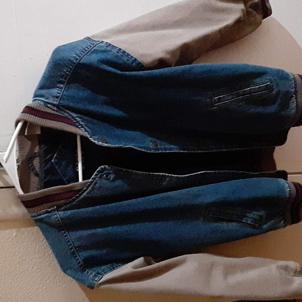 Men's Bugle Boy jacket, medium, denim blue